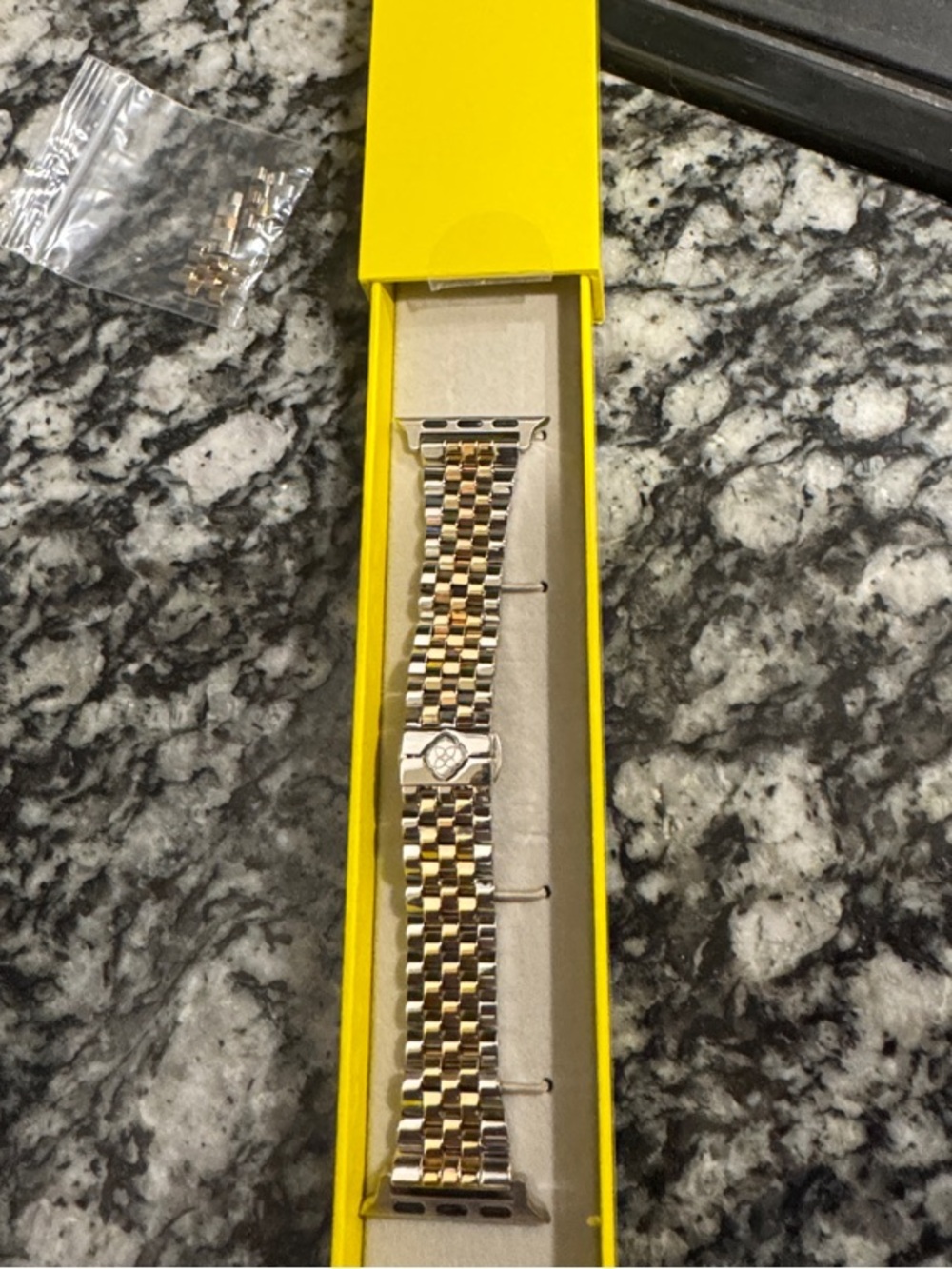 Kendra Scott Tri-Tone Gold and Silver Link Watch Band